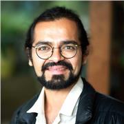 Professor guiding ambitious students in math, AI, data science